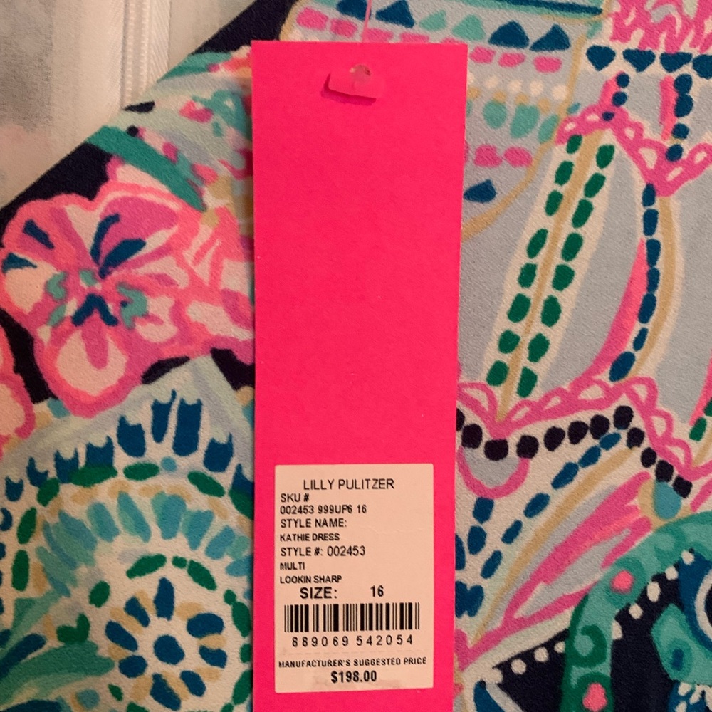 Lilly Pulitzer Kathie Dress NWT Size 16 - Picture 2 of 2